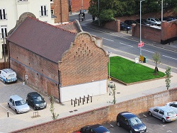 View of No.50 All Saints Green from the roof