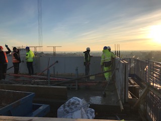 Topping Out at Pablo Fanque House