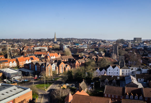 Aerial Photographs of Norwich