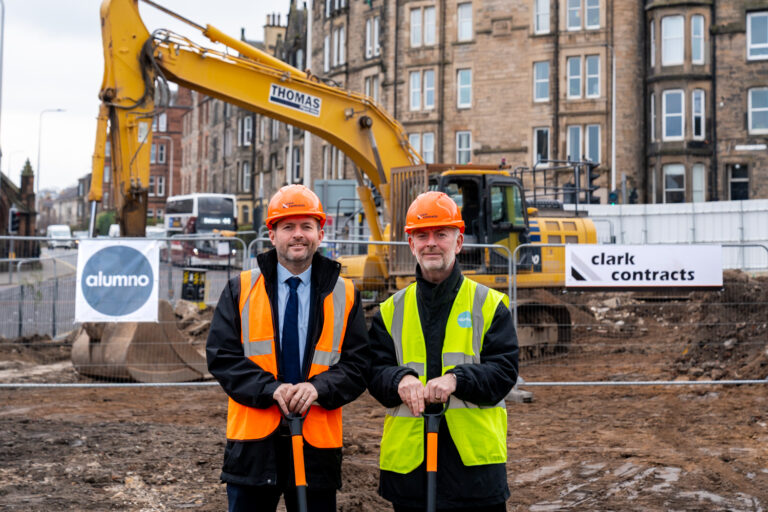 Ground breaking on second Scottish scheme for Alumno  – Jocks Lodge Edinburgh